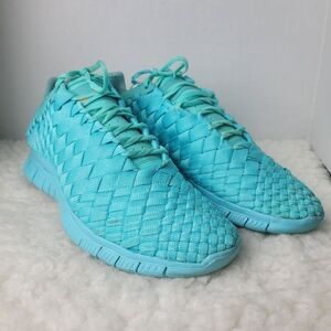 Nike Free Inneva Woven Tech SP Aqua/Kumquat Mens  Size 10.5 Sneaker 705797-448